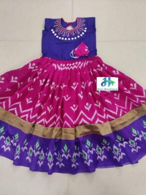 Silk Cotton Long Frock