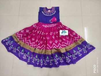 Silk Cotton Long Frock