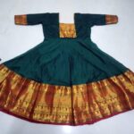 Green Narayanapet Long Frock