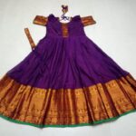 Purple Narayanapet LongFrock