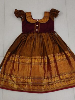 Narayanapet LongFrock with Collar neck