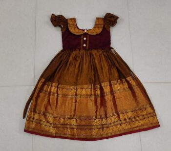 Narayanapet LongFrock with Collar neck