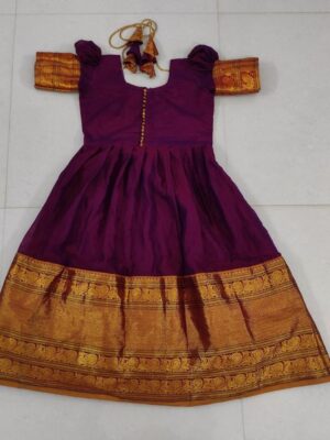 Pink Narayanapet LongFrock