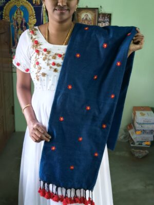 Cotton Saree with Embroidery