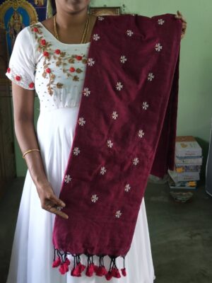 Cotton Saree with Embroidery