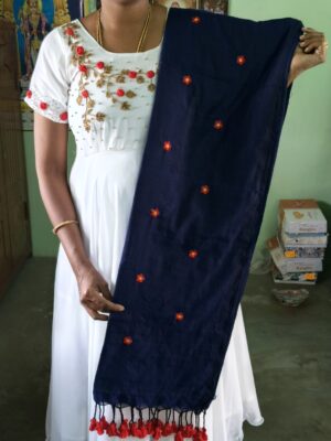 Cotton Saree with Embroidery