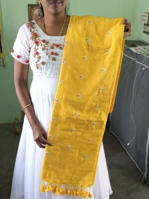 Cotton Saree with Embroidery