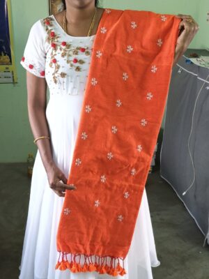 Cotton Saree with Embroidery