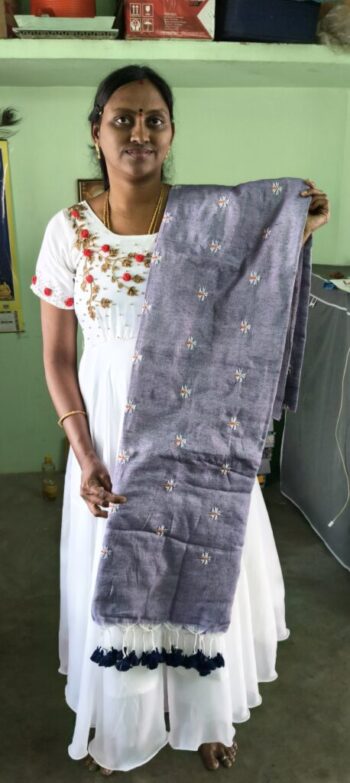 Cotton Saree with Embroidery