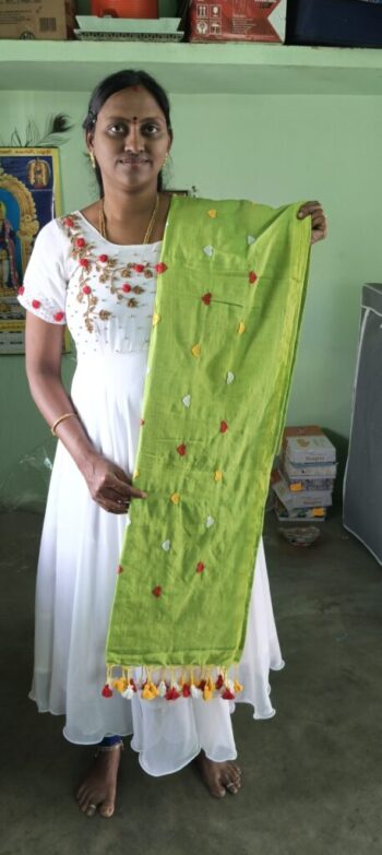 Cotton Saree with Embroidery
