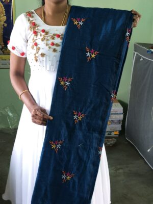 Cotton Saree with Embroidery
